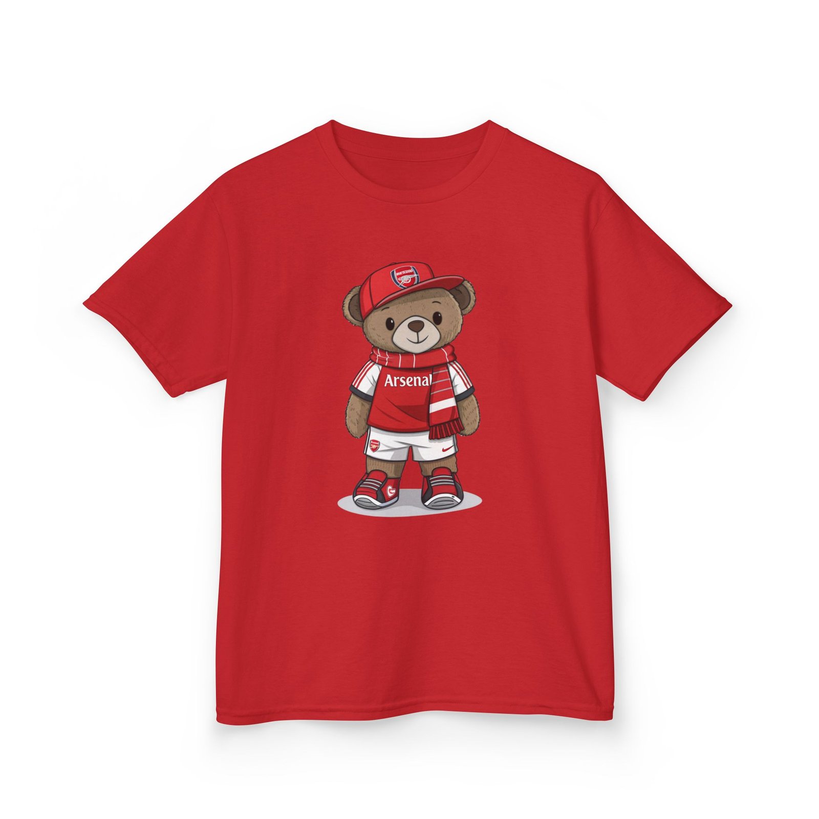 Arsenal Kids T-Shirt | Gunners Youth Football Tee | Junior Arsenal FC Shirt | Soccer Fan Gift for Kids Adorable Kids Tee with Arsenal Bear - Image 19