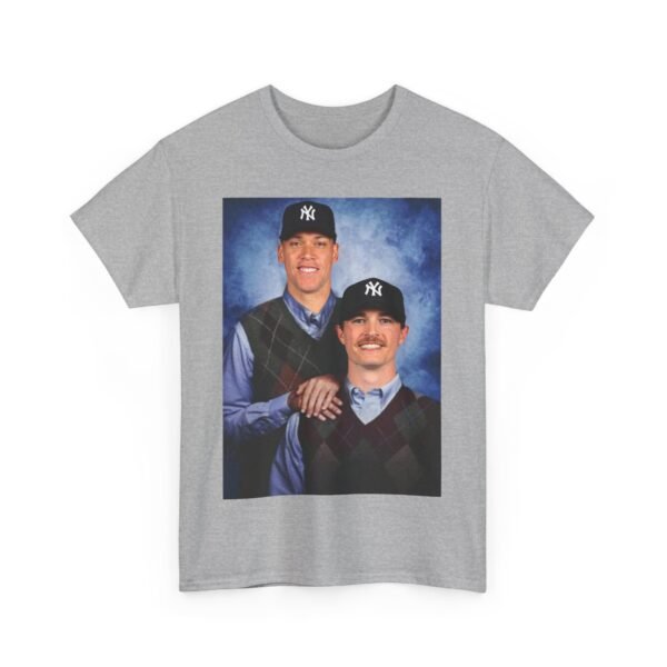 Aaron Judge & Max Fried Step Brothers T-Shirt | New York Yankees Braves Fan Shirt | Funny Baseball Duo Tee | MLB Gift Shirt - Image 11