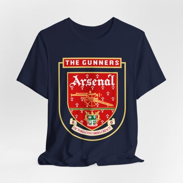 Retro Vintage Arsenal Logo T-Shirt | Arsenal Fan Tee | Arsenal FC Apparel | Gift for Him or Her | Unisex Jersey Short Sleeve Tee - Image 6