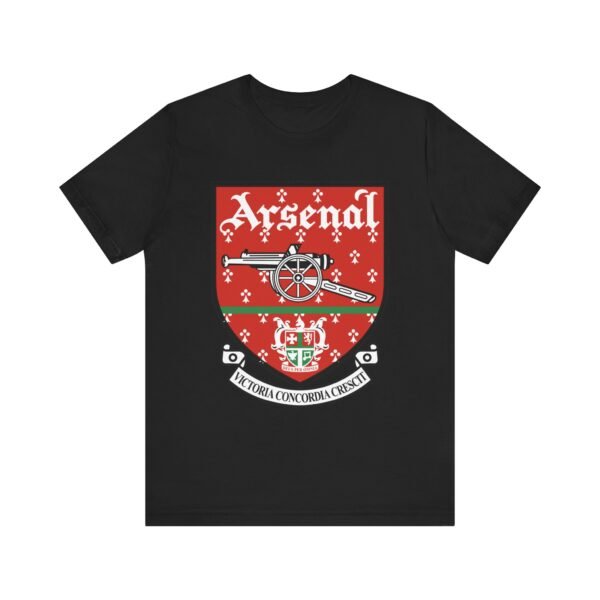 Arsenal Vintage Logo Sweatshirt | Retro Arsenal FC Shirt | Classic Gunners | Gift for Football Supporters Unisex Jersey Short Sleeve Tee - Image 11