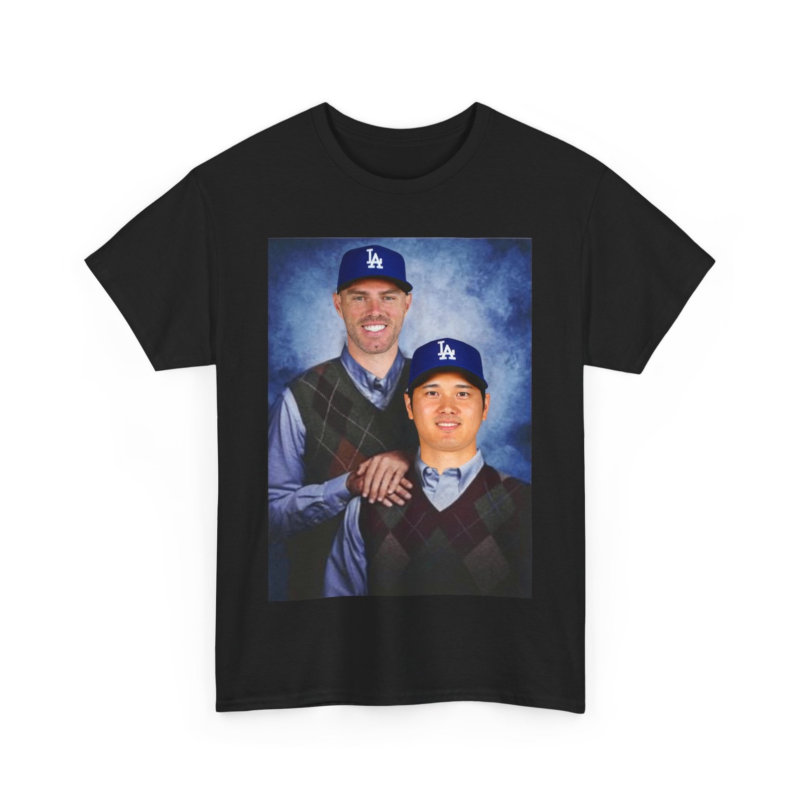 Freddie Freeman & Shohei Ohtani Step Brothers T-Shirt | LA Dodgers Baseball Tee | Funny MLB Duo Shirt | Dodgers Fan Gift Shirt - Image 15