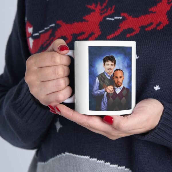 Charles Leclerc & Lewis Hamilton MUG | Step Brothers  F1 Duo Tee | Racing Fan Gift | Funny Formula 1 mug  Funny Mug - Image 7