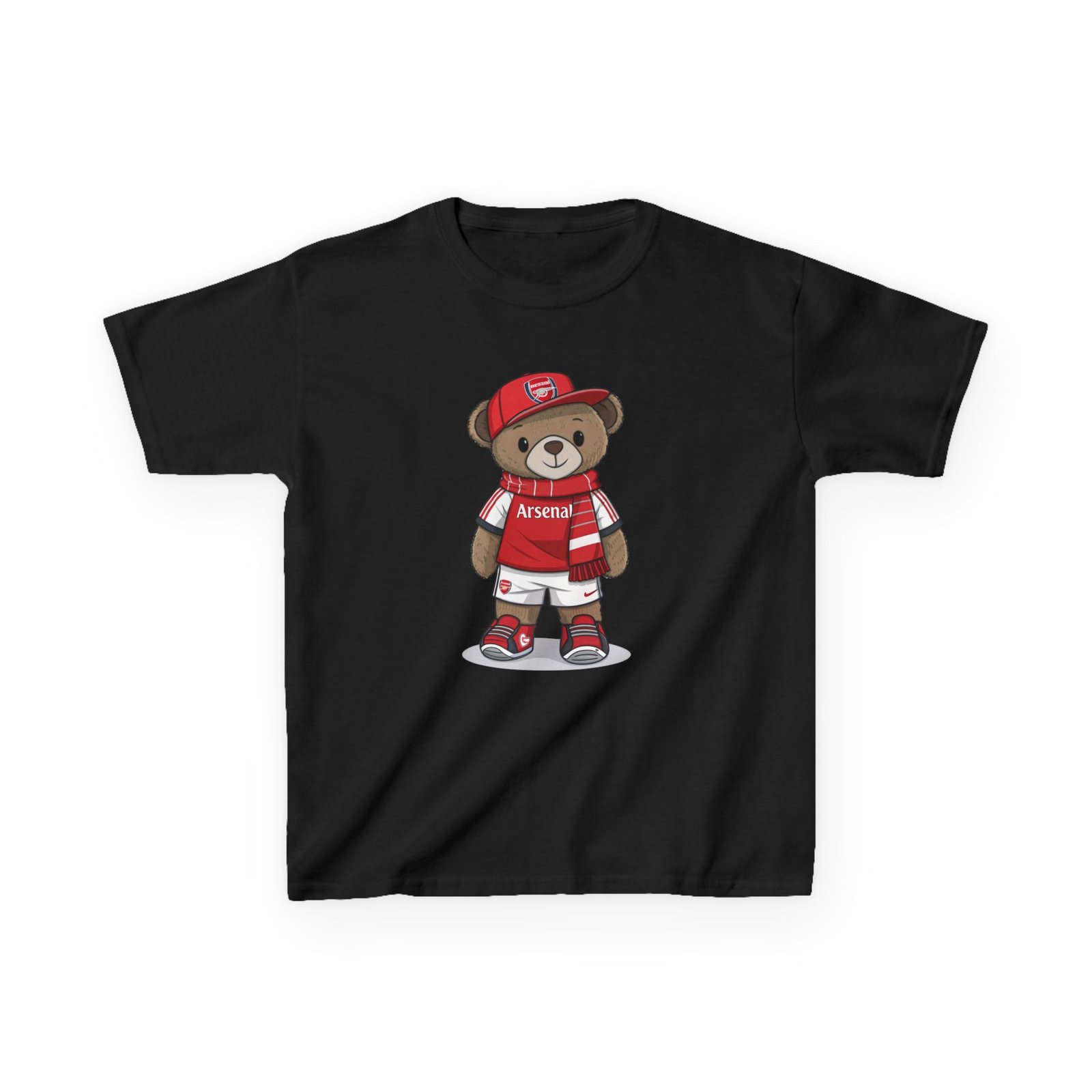 Arsenal Kids T-Shirt | Gunners Youth Football Tee | Junior Arsenal FC Shirt | Soccer Fan Gift for Kids Adorable Kids Tee with Arsenal Bear - Image 9