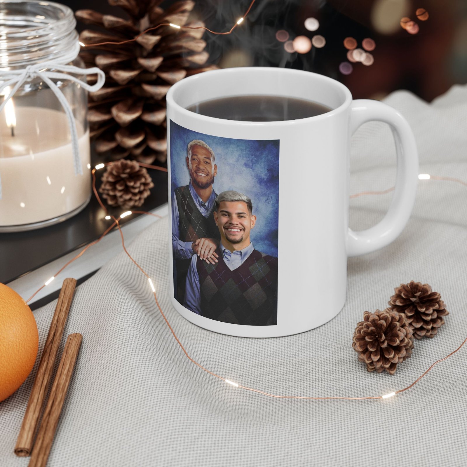 Newcastle United Mug | Bruno, Joelinton & Isak Tribute | Toon Army Fan Gift | NUFC Ceramic Mug Unique Gift for Him step brother style - Image 7