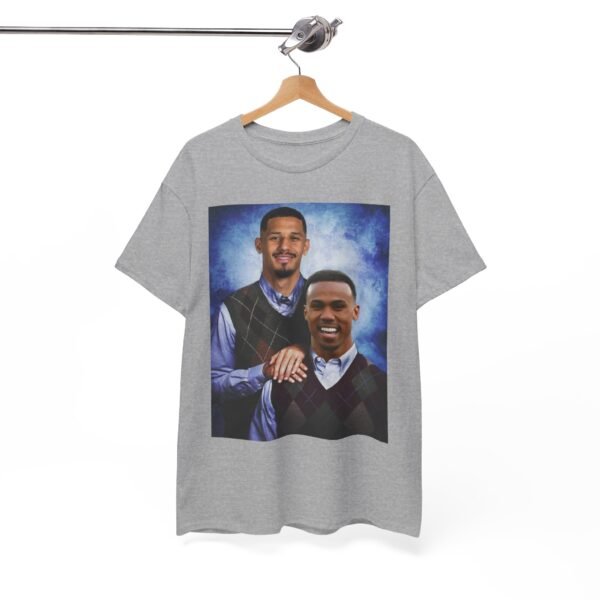 Gabriel & William Saliba T-Shirt | Arsenal FC Shirt | Step brother Shirt |  Unisex Heavy Cotton Tee | Arsenal Football | Arsenal Gift - Image 31