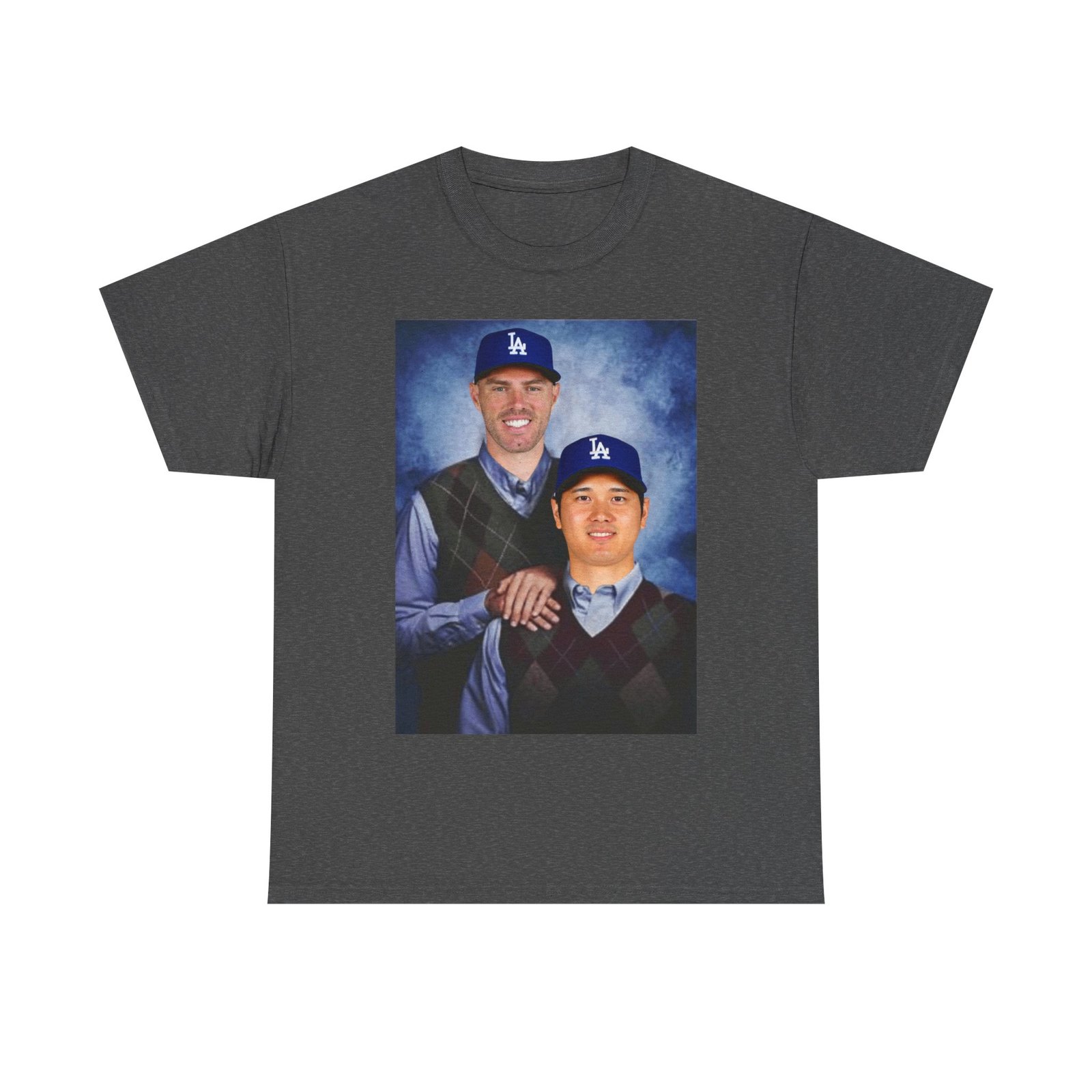 Freddie Freeman & Shohei Ohtani Step Brothers T-Shirt | LA Dodgers Baseball Tee | Funny MLB Duo Shirt | Dodgers Fan Gift Shirt - Image 32