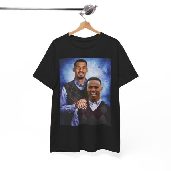Gabriel & William Saliba T-Shirt | Arsenal FC Shirt | Step brother Shirt |  Unisex Heavy Cotton Tee | Arsenal Football | Arsenal Gift - Image 25