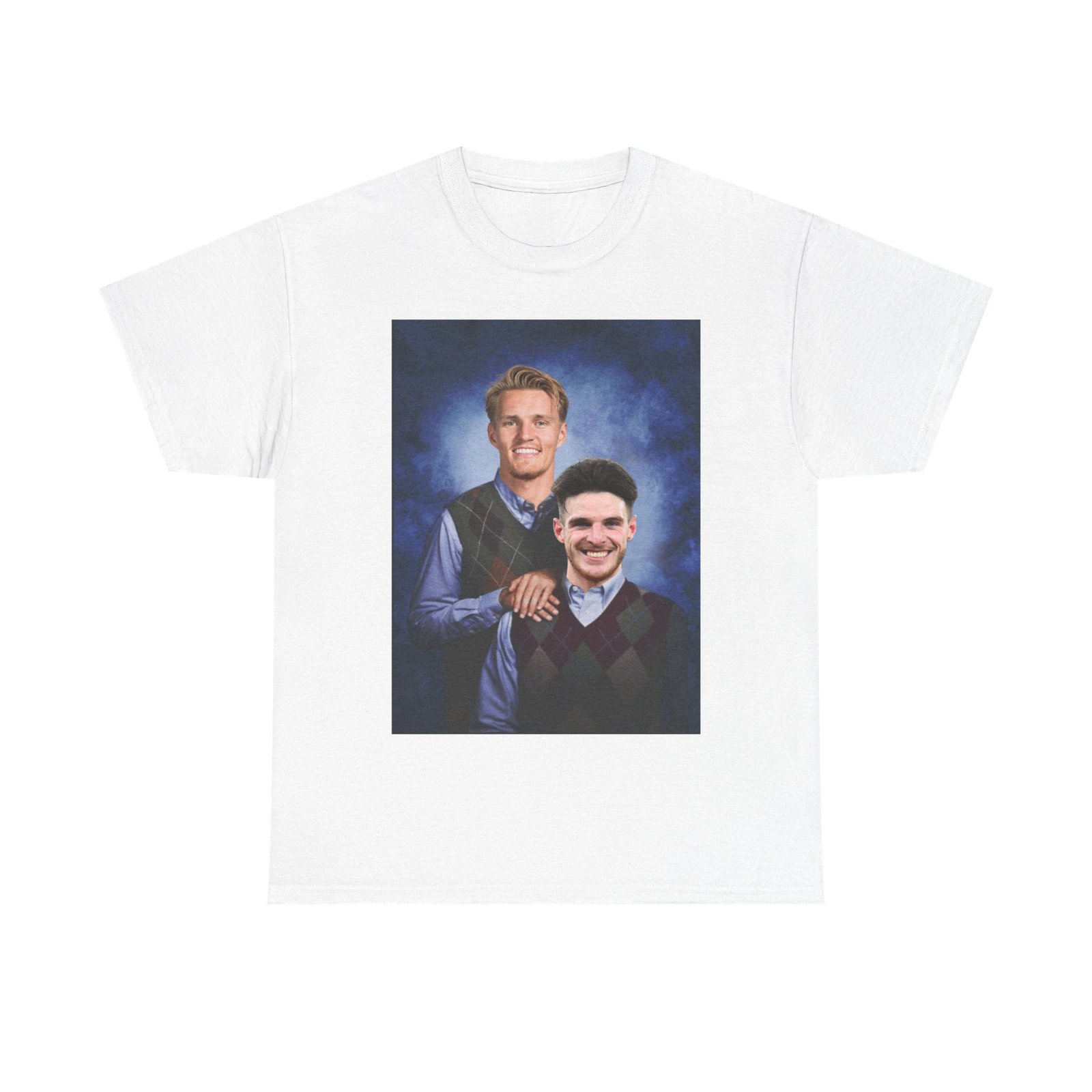 Declan Rice & Odegaard Step Brothers T-Shirt | Arsenal Football Duo Tee | Funny Gunners Fan Gift | Arsenal Merch Funny Unisex Heavy Cotton - Image 6