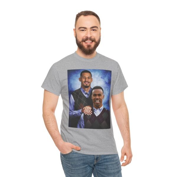 Gabriel & William Saliba T-Shirt | Arsenal FC Shirt | Step brother Shirt |  Unisex Heavy Cotton Tee | Arsenal Football | Arsenal Gift - Image 30
