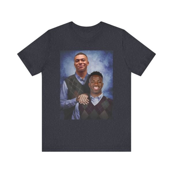 Mbappé & Vinicius Jr T-Shirt | Real madrid Gift | Mbappé Apparel | Vinícius Football Shirt Unisex Jersey Short Sleeve Tee - Image 17