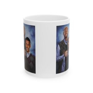 Alternative view of Newcastle United Mug | Bruno, Joelinton & Isak Tribute | Toon Army Fan Gift | NUFC Ceramic Mug Unique Gift for Him step brother style