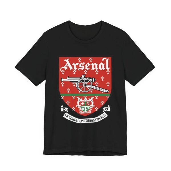 Arsenal Vintage Logo Sweatshirt | Retro Arsenal FC Shirt | Classic Gunners | Gift for Football Supporters Unisex Jersey Short Sleeve Tee - Image 12