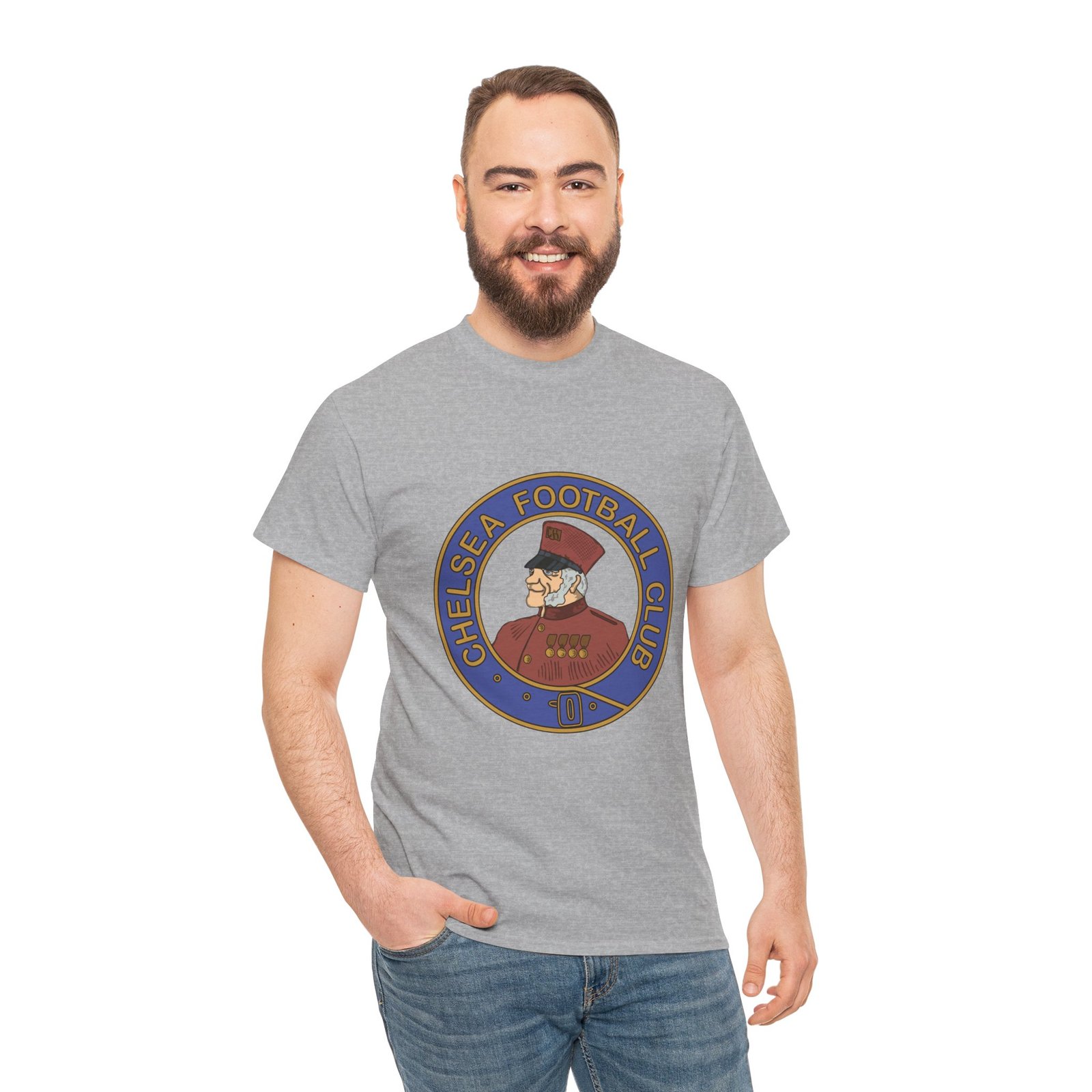 Retro Chelsea FC T-Shirt | Vintage Stamford Bridge Football Shirt | Classic Chelsea Soccer Tee | CFC Fan Gift | Unisex Chelsea Shirt - Image 6