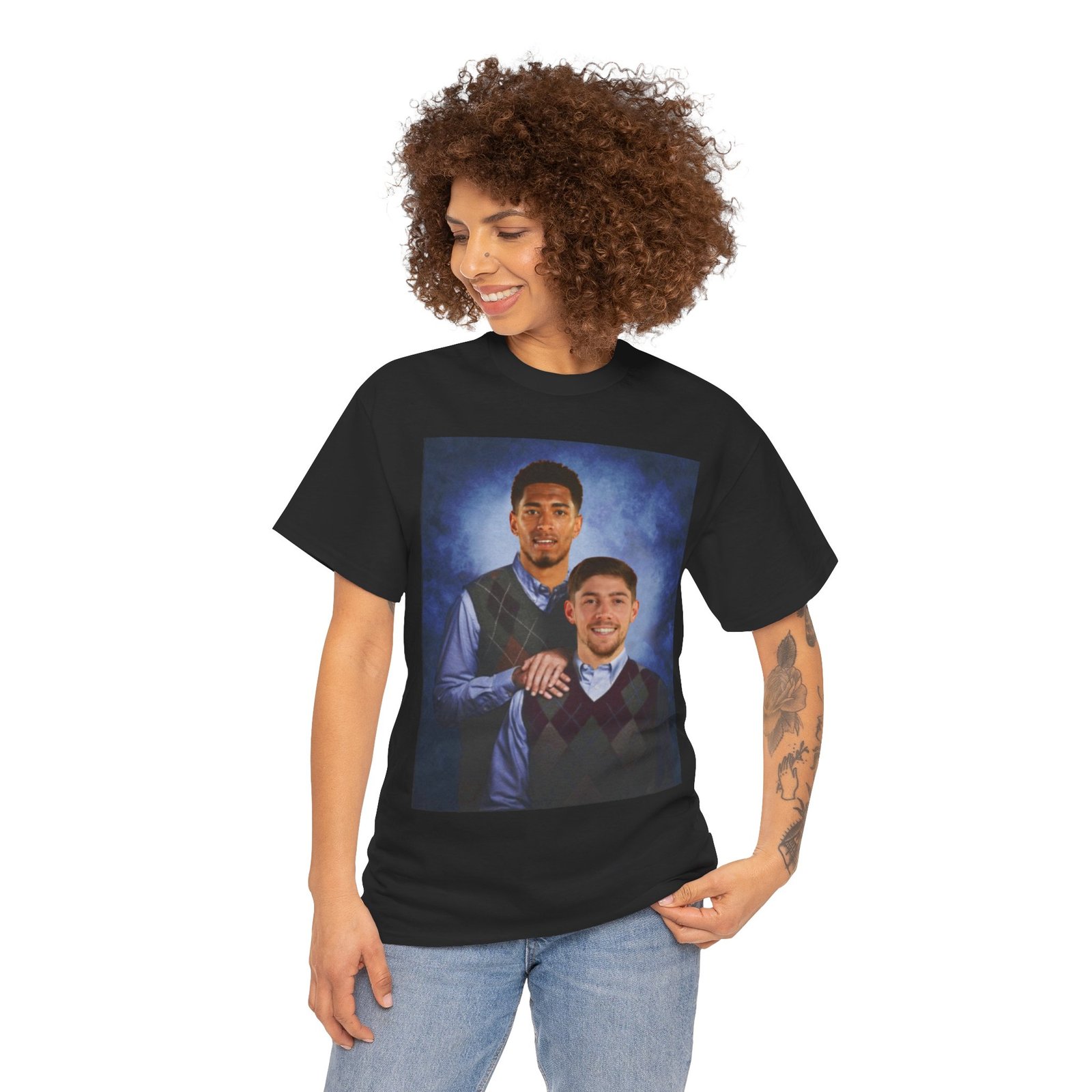 Real Madrid T-Shirt – Jude Bellingham & Valverde Step Brothers Duo – Vintage Madridista Fan Tee - Image 18