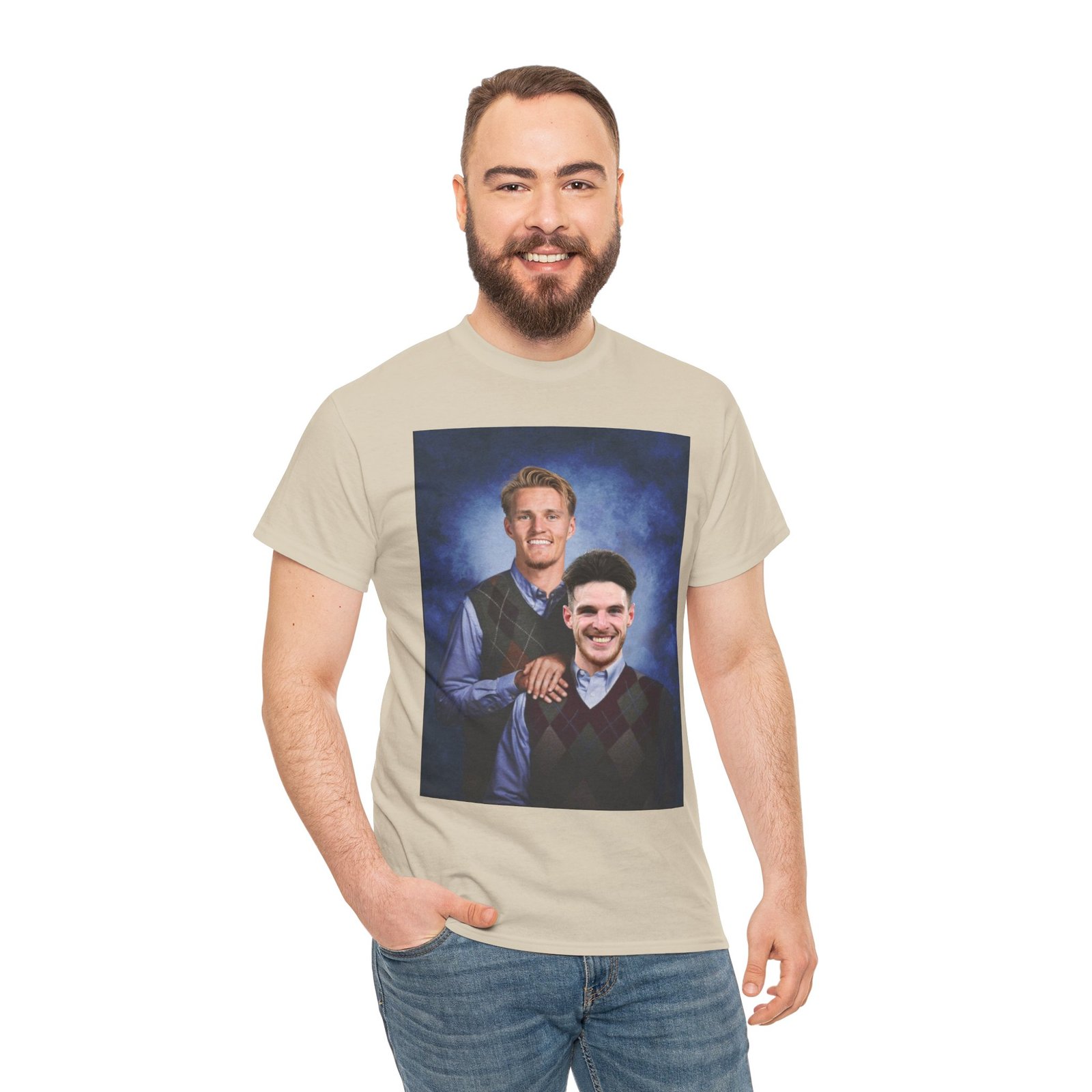 Declan Rice & Odegaard Step Brothers T-Shirt | Arsenal Football Duo Tee | Funny Gunners Fan Gift | Arsenal Merch Funny Unisex Heavy Cotton - Image 26
