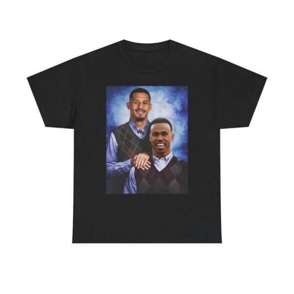 Gabriel & William Saliba T-Shirt | Arsenal FC Shirt | Step brother Shirt |  Unisex Heavy Cotton Tee | Arsenal Football | Arsenal Gift - Image 20