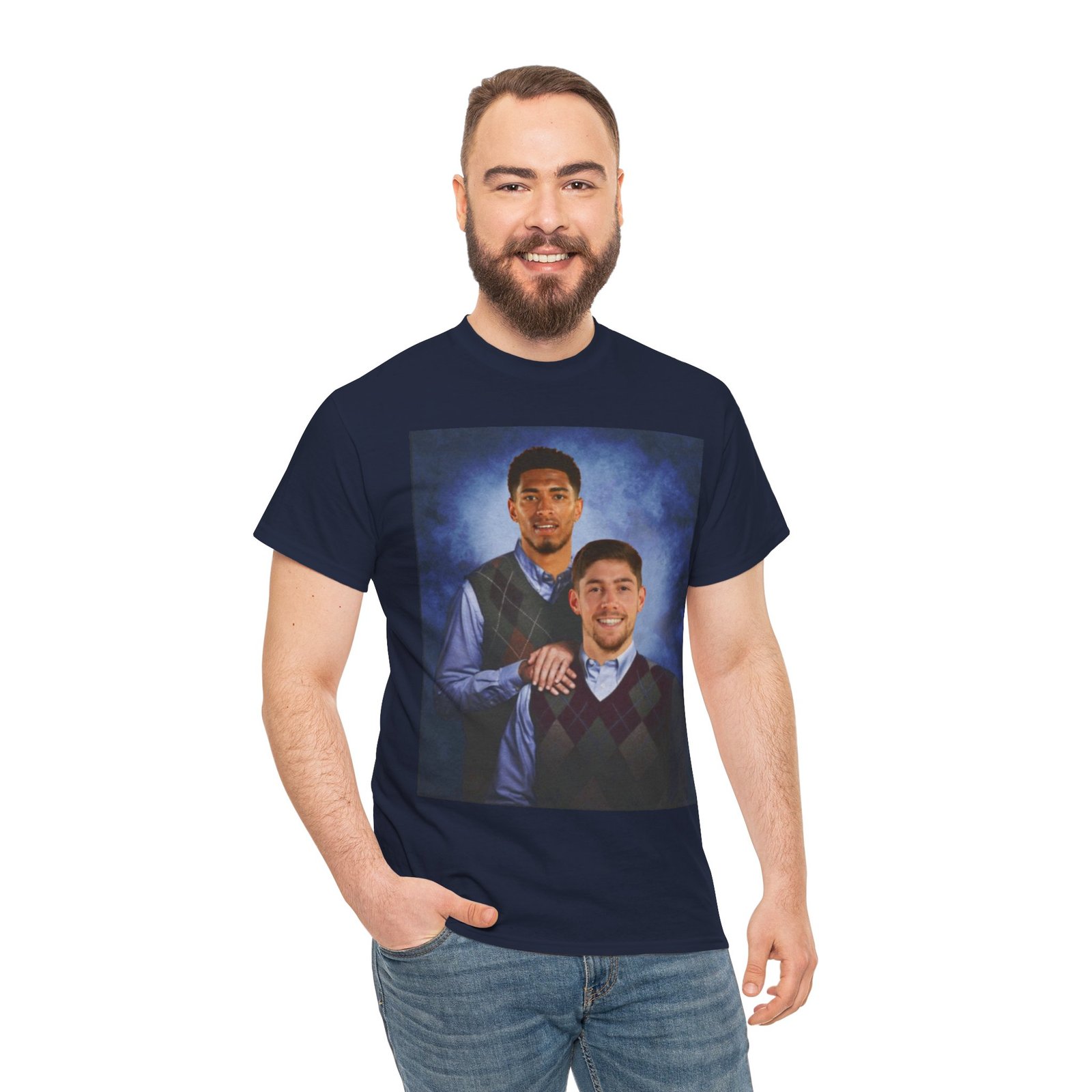 Real Madrid T-Shirt – Jude Bellingham & Valverde Step Brothers Duo – Vintage Madridista Fan Tee - Image 38