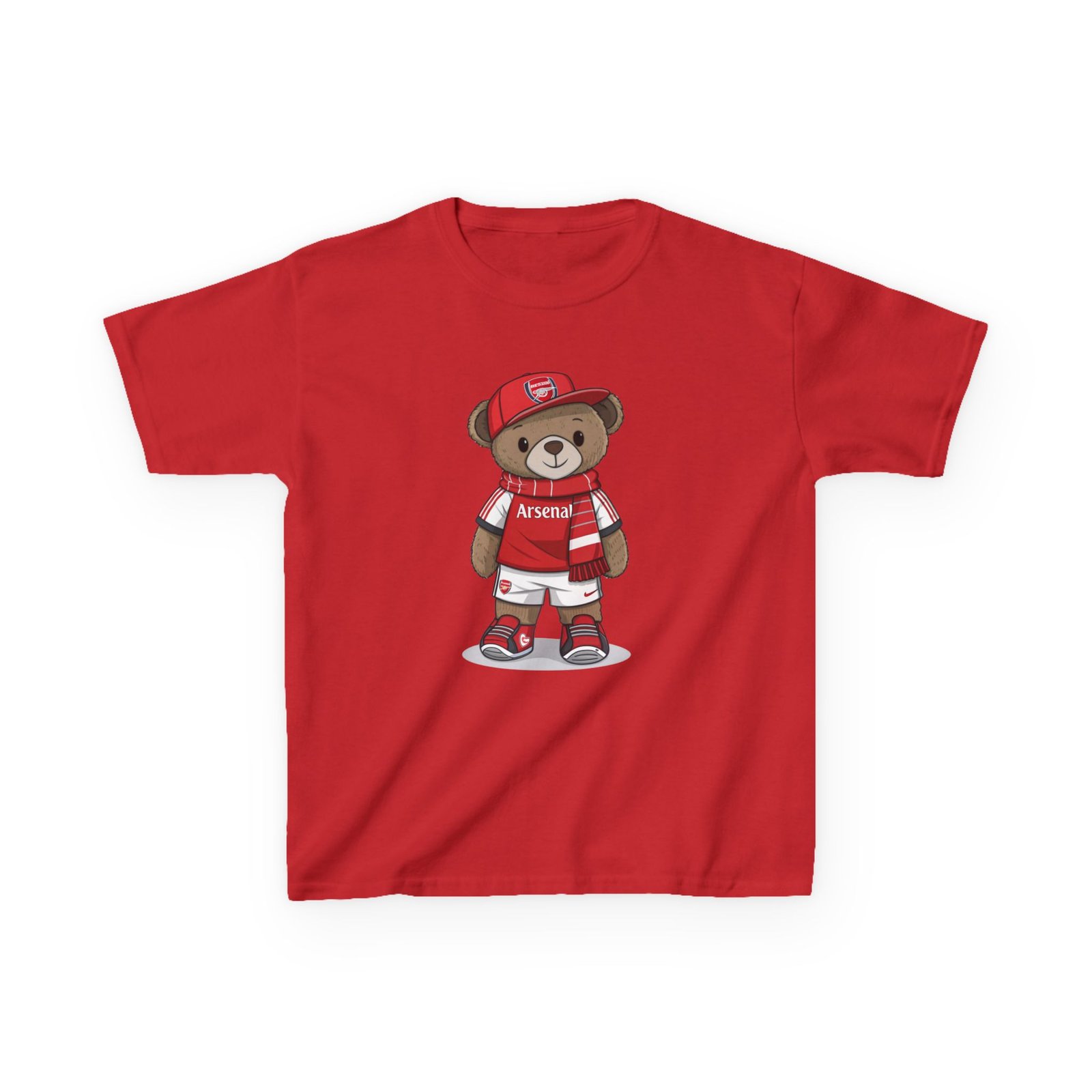 Arsenal Kids T-Shirt | Gunners Youth Football Tee | Junior Arsenal FC Shirt | Soccer Fan Gift for Kids Adorable Kids Tee with Arsenal Bear - Image 17