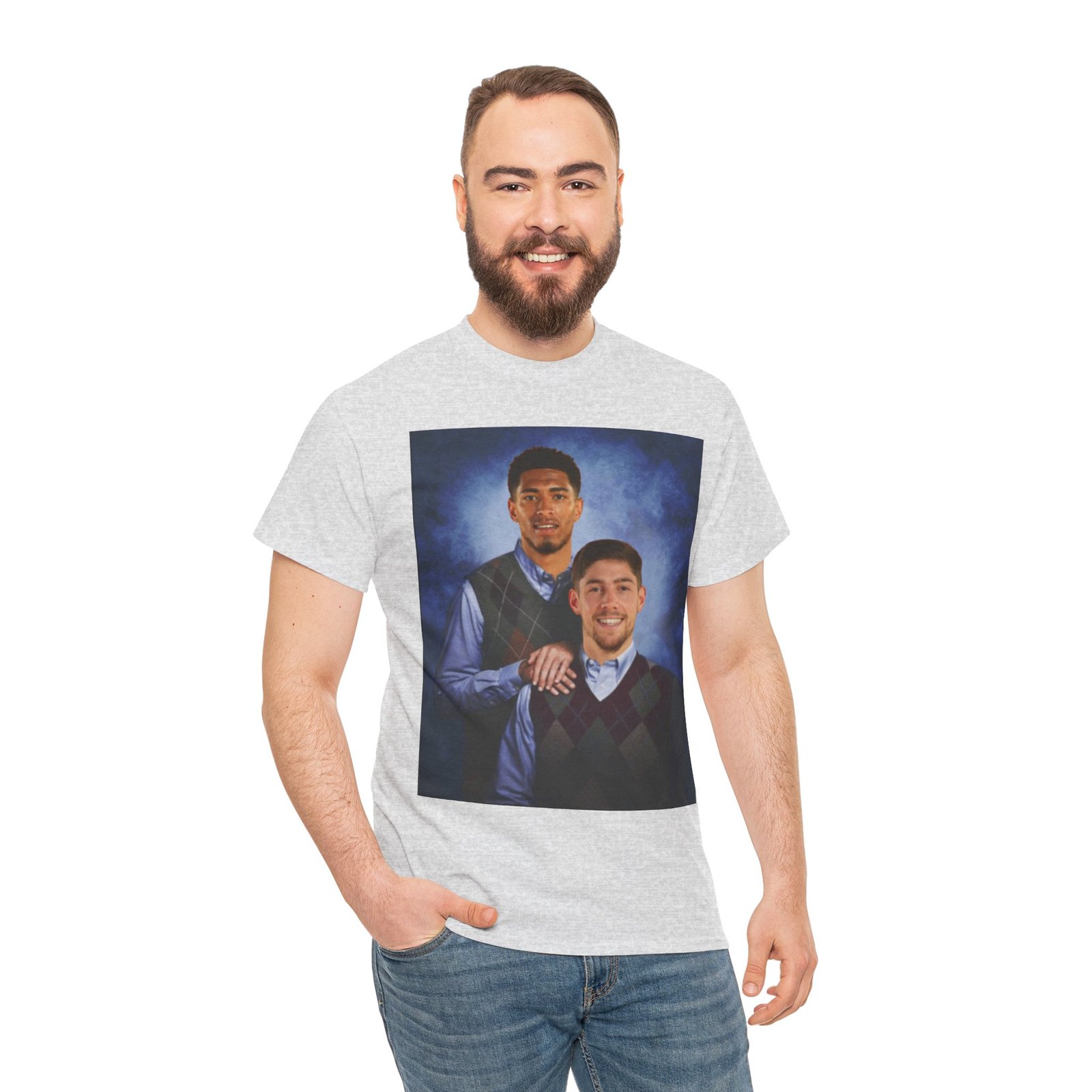 Real Madrid T-Shirt – Jude Bellingham & Valverde Step Brothers Duo – Vintage Madridista Fan Tee - Image 13