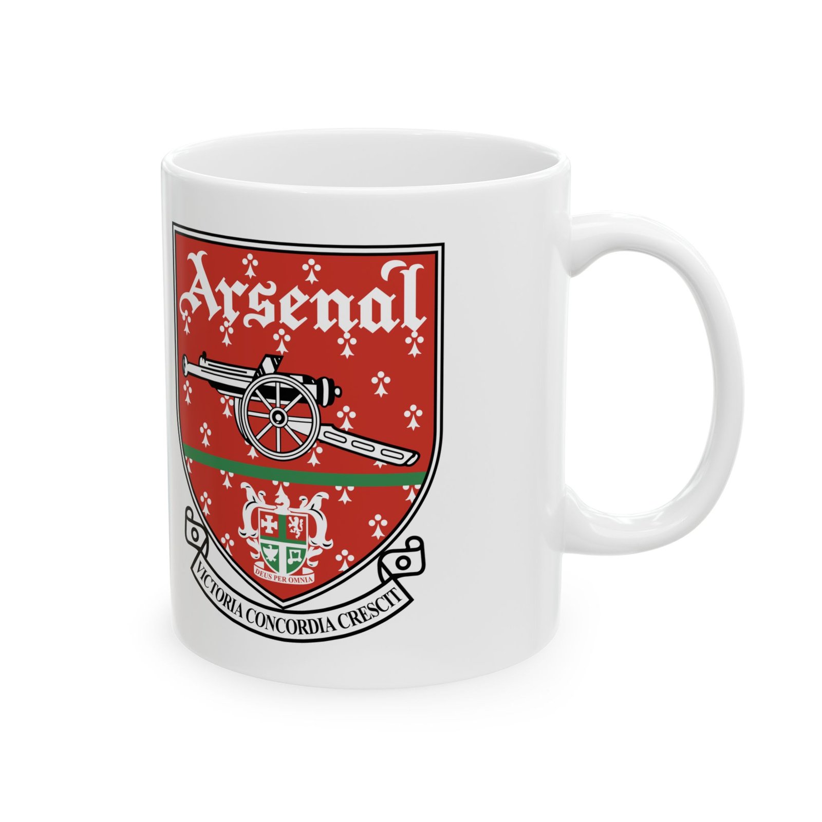Vintage Arsenal Mug – Retro Arsenal FC Ceramic Coffee Cup – Classic Gunners Fan Gift (11oz, 15oz) - Image 5