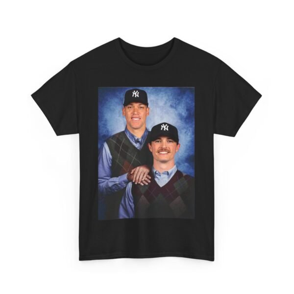 Aaron Judge & Max Fried Step Brothers T-Shirt | New York Yankees Braves Fan Shirt | Funny Baseball Duo Tee | MLB Gift Shirt - Image 6