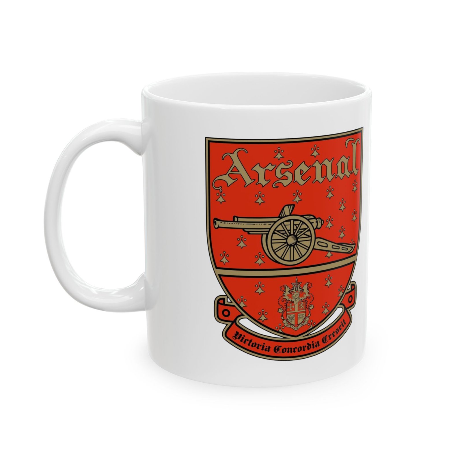 Vintage Arsenal Mug – Retro Arsenal FC Ceramic Coffee Cup – Classic Gunners Fan Gift (11oz, 15oz) - Image 4