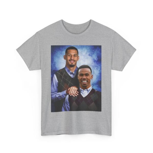 Gabriel & William Saliba T-Shirt | Arsenal FC Shirt | Step brother Shirt |  Unisex Heavy Cotton Tee | Arsenal Football | Arsenal Gift - Image 28