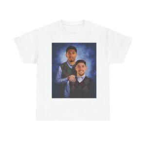 Alternative view of Real Madrid T-Shirt – Jude Bellingham & Valverde Step Brothers Duo – Vintage Madridista Fan Tee
