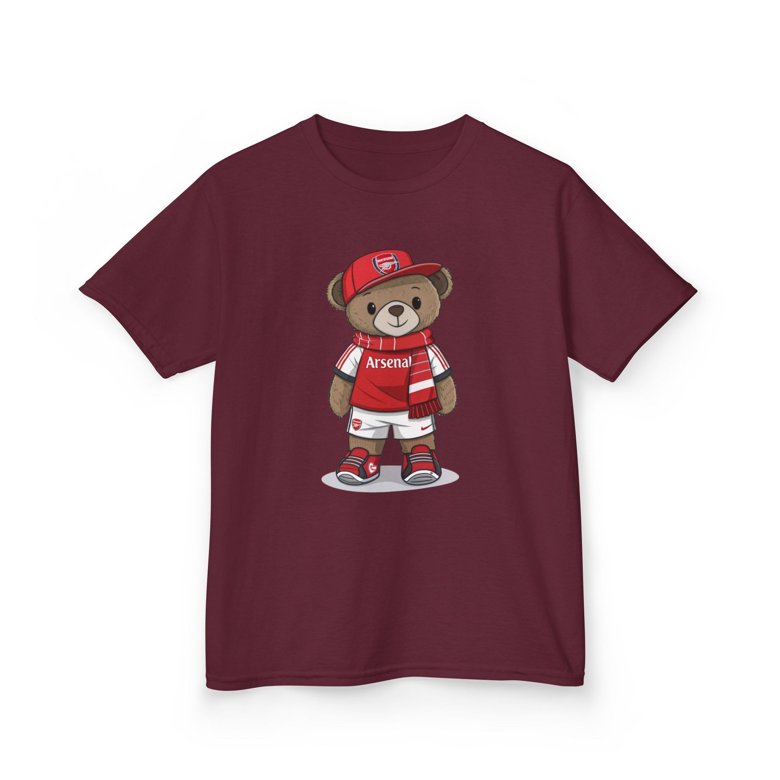 Arsenal Kids T-Shirt | Gunners Youth Football Tee | Junior Arsenal FC Shirt | Soccer Fan Gift for Kids Adorable Kids Tee with Arsenal Bear - Image 15