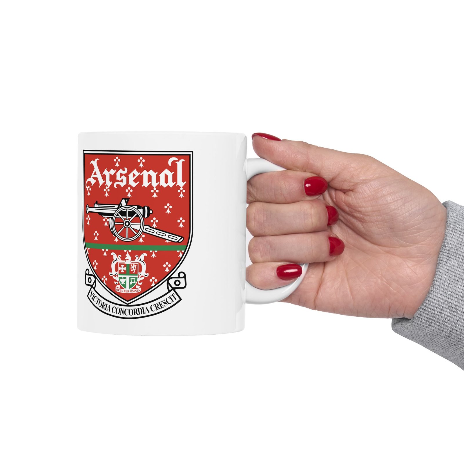 Vintage Arsenal Mug – Retro Arsenal FC Ceramic Coffee Cup – Classic Gunners Fan Gift (11oz, 15oz) - Image 12