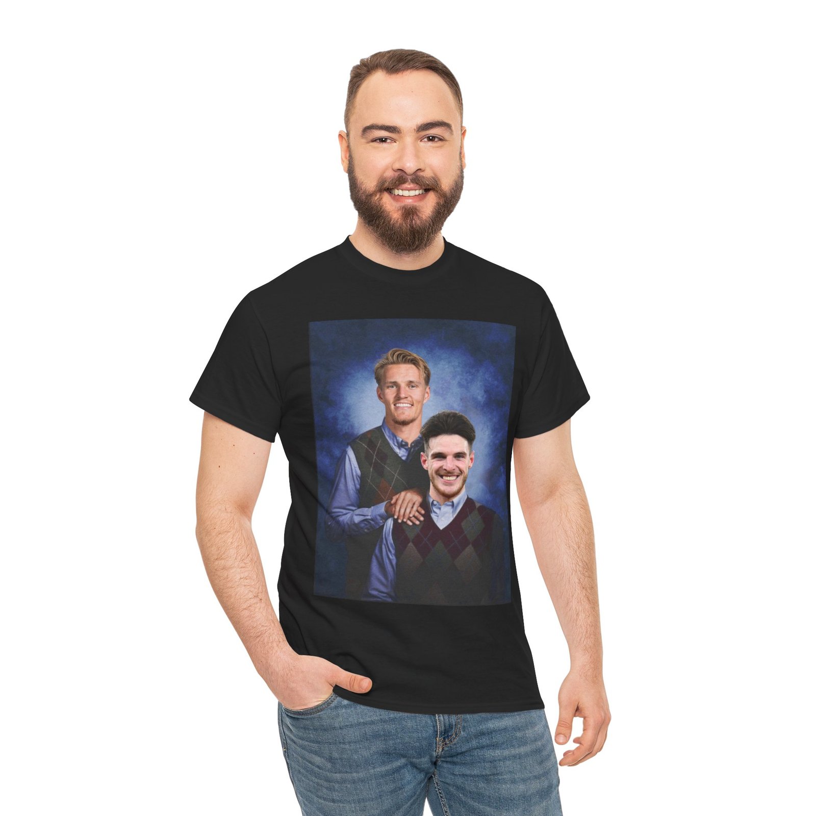 Declan Rice & Odegaard Step Brothers T-Shirt | Arsenal Football Duo Tee | Funny Gunners Fan Gift | Arsenal Merch Funny Unisex Heavy Cotton - Image 21