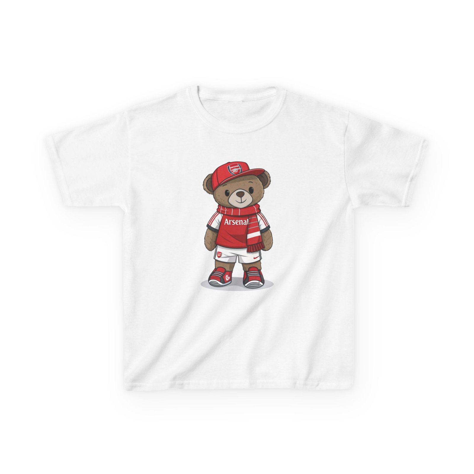 Arsenal Kids T-Shirt | Gunners Youth Football Tee | Junior Arsenal FC Shirt | Soccer Fan Gift for Kids Adorable Kids Tee with Arsenal Bear - Image 5