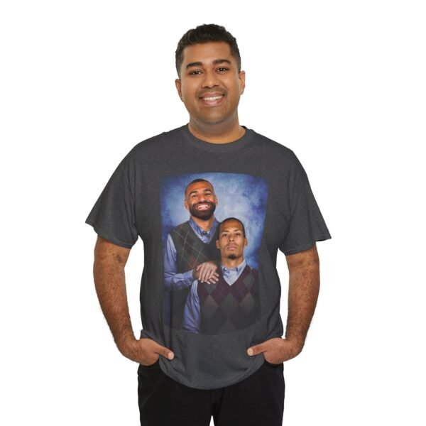 Mohamed Salah & Virgil van Dijk Step Brothers T-Shirt | Liverpool Vintage Jersey Shirt | Anfield Football Duo | Soccer Fan Gift - Image 20