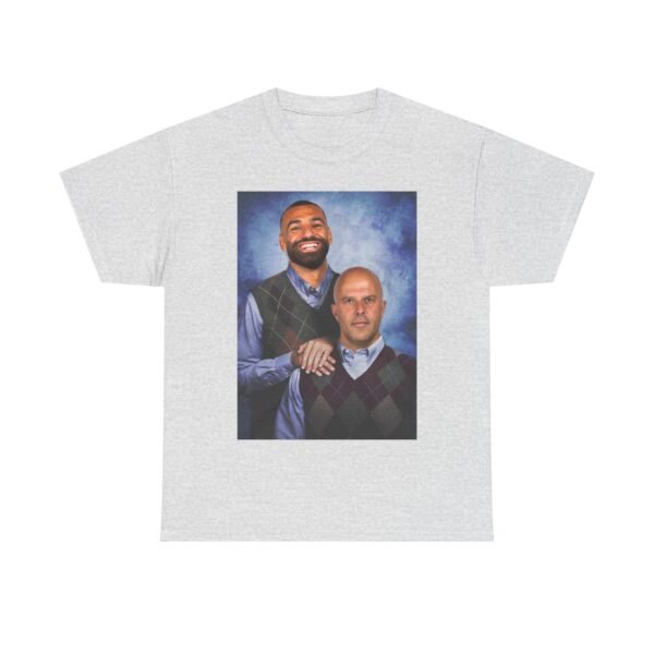 Mohamed Salah & Arne Slot Step Brothers T-Shirt | Liverpool FC Shirt | Football Manager Player Duo Shirt | Soccer Fan Gift, liverpool jersey - Image 9
