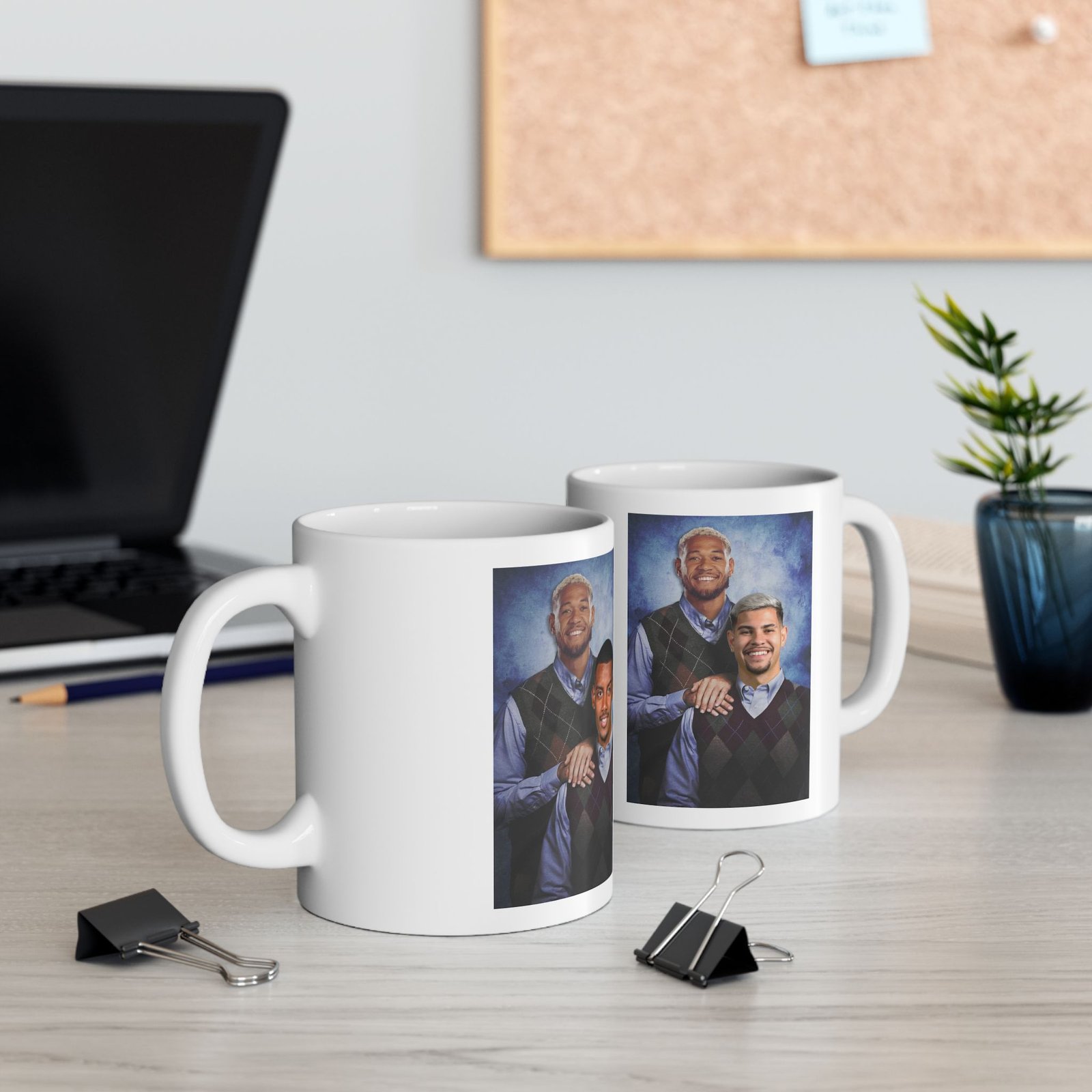 Newcastle United Mug | Bruno, Joelinton & Isak Tribute | Toon Army Fan Gift | NUFC Ceramic Mug Unique Gift for Him step brother style - Image 6