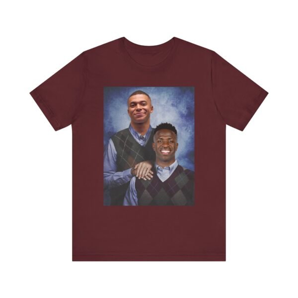 Mbappé & Vinicius Jr T-Shirt | Real madrid Gift | Mbappé Apparel | Vinícius Football Shirt Unisex Jersey Short Sleeve Tee - Image 21