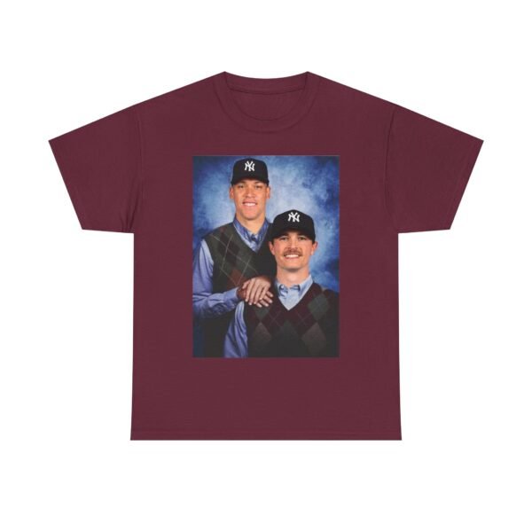 Aaron Judge & Max Fried Step Brothers T-Shirt | New York Yankees Braves Fan Shirt | Funny Baseball Duo Tee | MLB Gift Shirt - Image 14