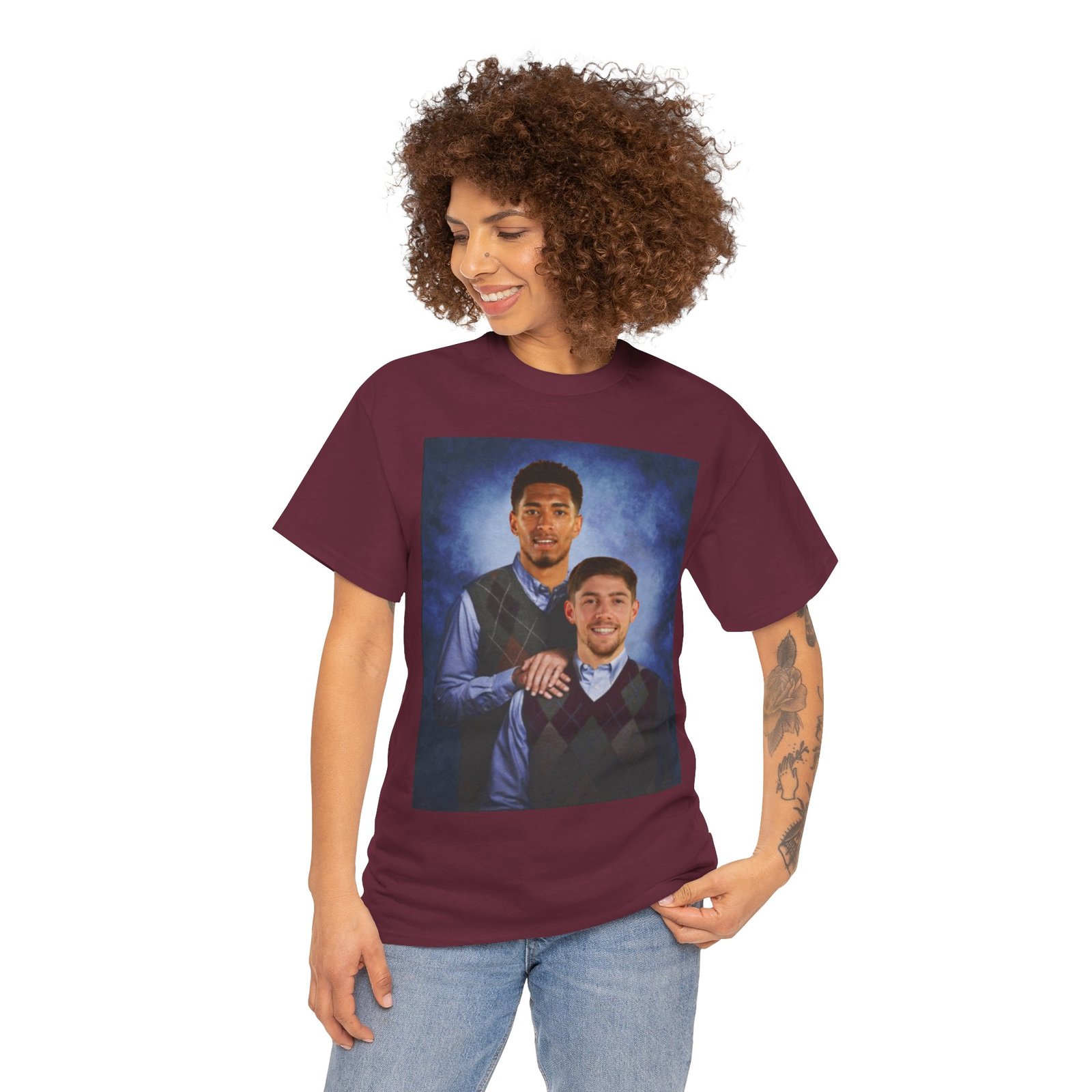 Real Madrid T-Shirt – Jude Bellingham & Valverde Step Brothers Duo – Vintage Madridista Fan Tee - Image 30
