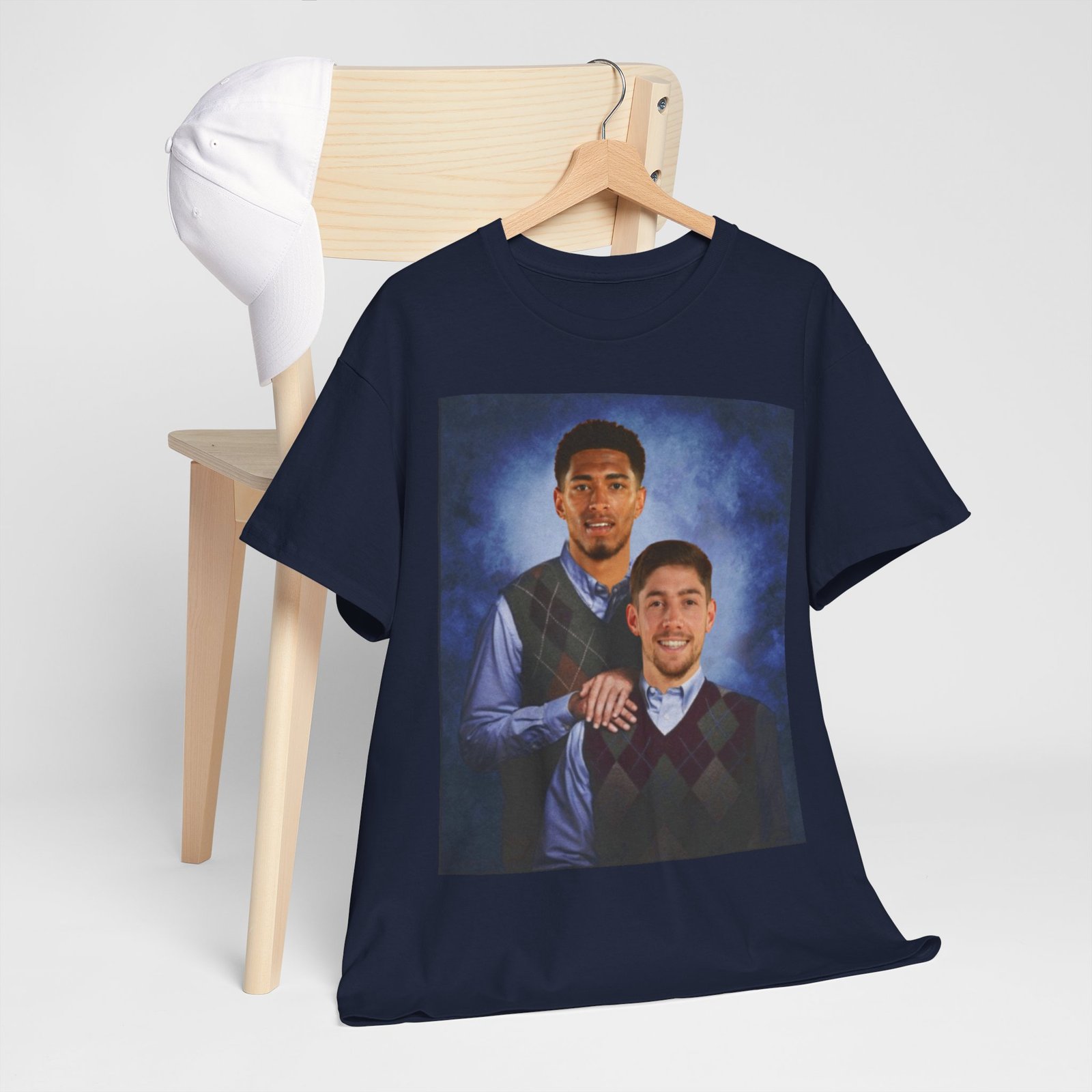 Real Madrid T-Shirt – Jude Bellingham & Valverde Step Brothers Duo – Vintage Madridista Fan Tee - Image 36