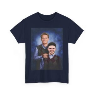 Declan Rice & Odegaard Step Brothers T-Shirt | Arsenal Football Duo Tee | Funny Gunners Fan Gift | Arsenal Merch Funny Unisex Heavy Cotton