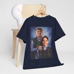 Lando Norris & Oscar Piastri Step Brothers T-Shirt | McLaren F1 Duo | Funny Racing Fan Tee | Formula 1 Gift Funny Unisex Heavy Cotton