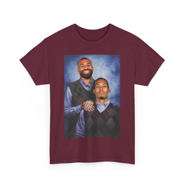 Mohamed Salah & Virgil van Dijk Step Brothers T-Shirt | Liverpool Vintage Jersey Shirt | Anfield Football Duo | Soccer Fan Gift - Image 15