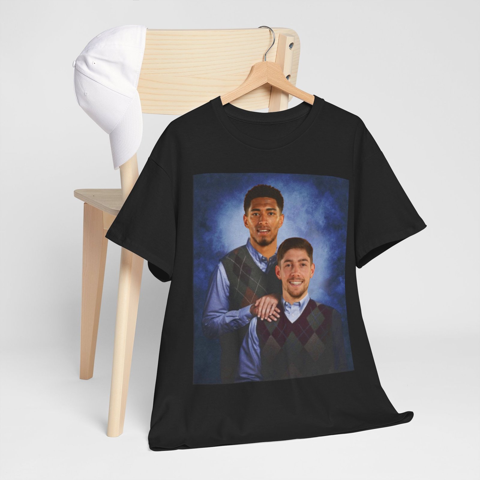 Real Madrid T-Shirt – Jude Bellingham & Valverde Step Brothers Duo – Vintage Madridista Fan Tee - Image 17