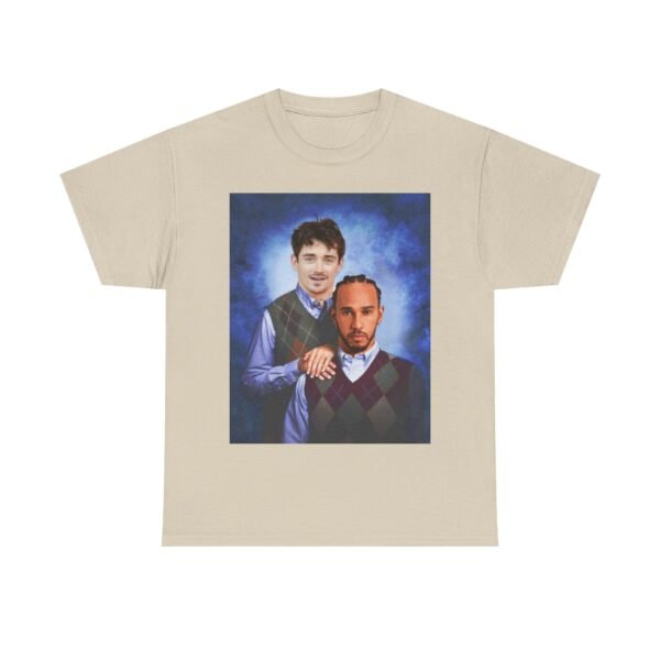 Charles & Lewis T-Shirt | Step Brothers F1 Duo Tee | Racing Fan Gift | Funny Formula 1 Shirt Unisex Heavy Cotton - Image 16