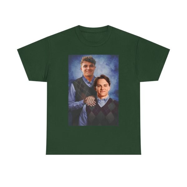 Lando Norris & Oscar Piastri Step Brothers T-Shirt | McLaren F1 Duo | Funny Racing Fan Tee | Formula 1 Gift Funny Unisex Heavy Cotton - Image 38
