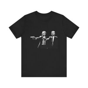 Alternative view of Joelinton & Bruno Guimarães T-Shirt | Pulp Fiction Style | Newcastle T-Shirt | NUFC Fan Gift | Funny Football Unisex Jersey Short Sleeve Tee