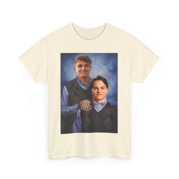 Lando Norris & Oscar Piastri Step Brothers T-Shirt | McLaren F1 Duo | Funny Racing Fan Tee | Formula 1 Gift Funny Unisex Heavy Cotton - Image 35