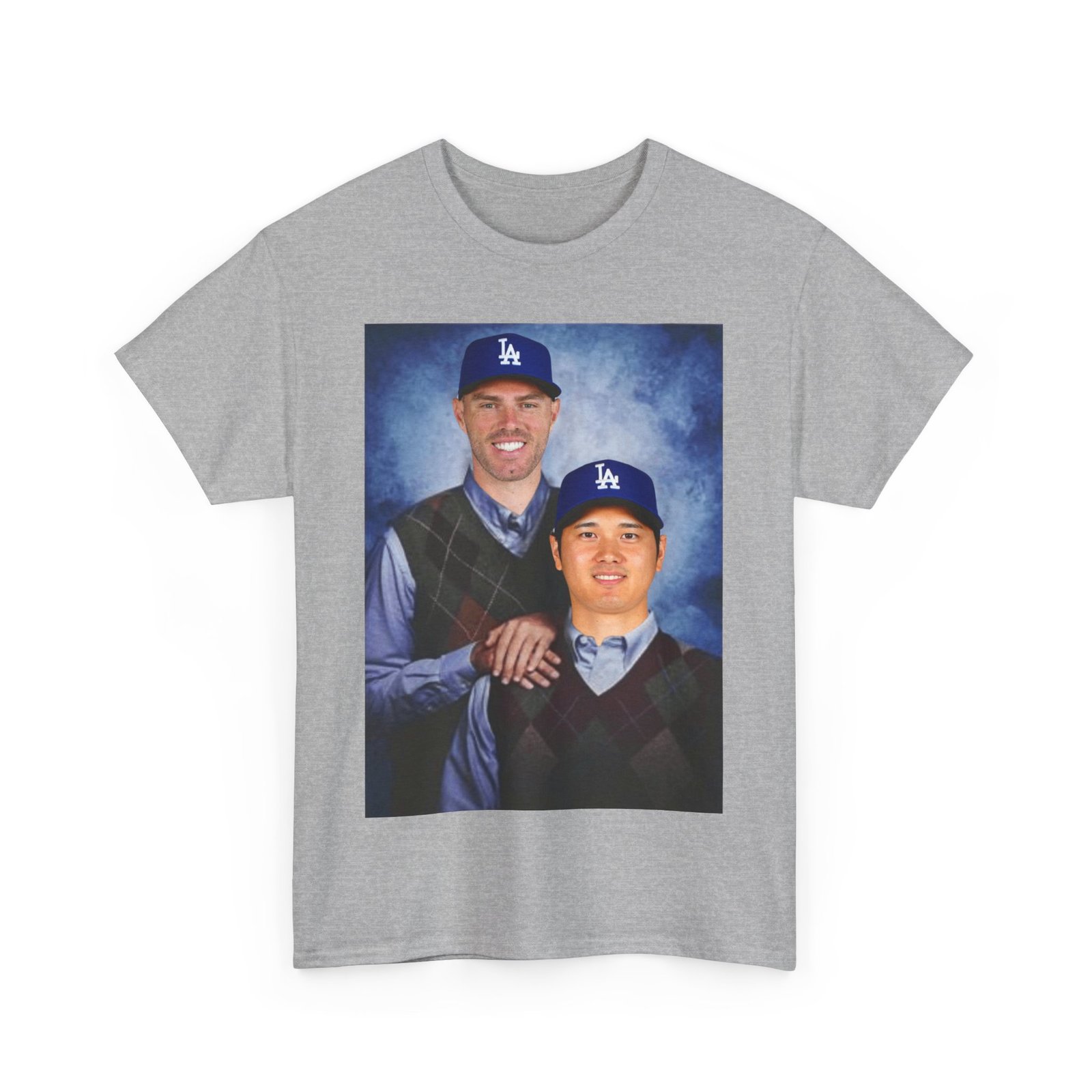 Freddie Freeman & Shohei Ohtani Step Brothers T-Shirt | LA Dodgers Baseball Tee | Funny MLB Duo Shirt | Dodgers Fan Gift Shirt - Image 21