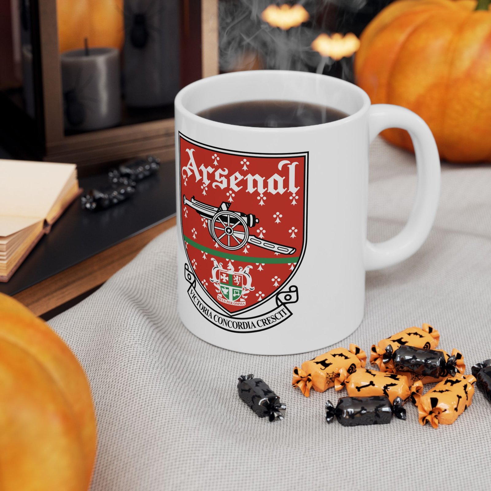 Vintage Arsenal Mug – Retro Arsenal FC Ceramic Coffee Cup – Classic Gunners Fan Gift (11oz, 15oz) - Image 7