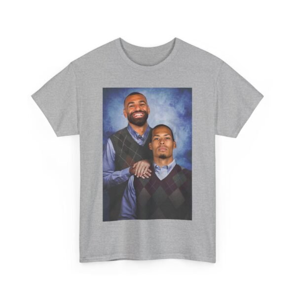 Mohamed Salah & Virgil van Dijk Step Brothers T-Shirt | Liverpool Vintage Jersey Shirt | Anfield Football Duo | Soccer Fan Gift - Image 11